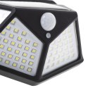 Lampa solarna czujnik ruchu i zmierzchu 100 LED Kik Sp. z o. o. Sp. k.