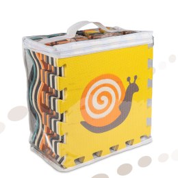 Mata edukacyjna piankowa puzzle zwierzątka kolorowa 114 x 114 cm 25 elementów Kik Sp. z o. o. Sp. k.