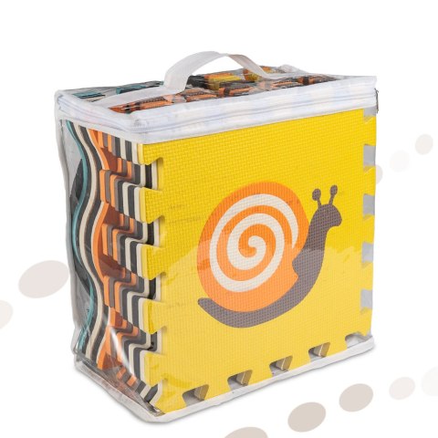 Mata edukacyjna piankowa puzzle zwierzątka kolorowa 114 x 114 cm 25 elementów Kik Sp. z o. o. Sp. k.