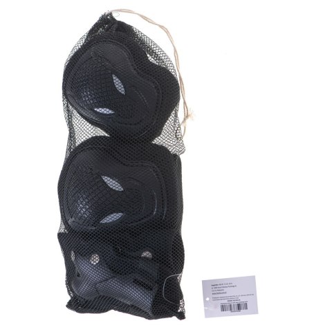 Ochraniacze RALLEX na kolana łokcie nadgarstki rolki rower hulajnogę zestaw czarne Kik Sp. z o. o. Sp. k.