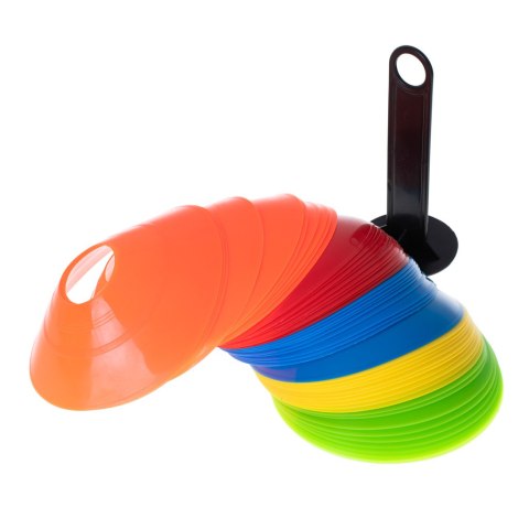 Pachołki grzybki treningowe do piłki nożnej 50 szt Kik Sp. z o. o. Sp. k.