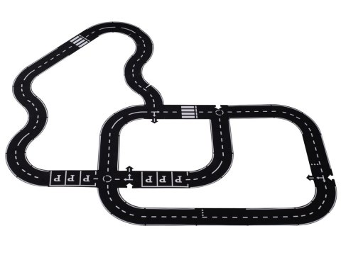 Puzzle kreatywne 2w1 droga jezdnia 40 elementów Kik Sp. z o. o. Sp. k.