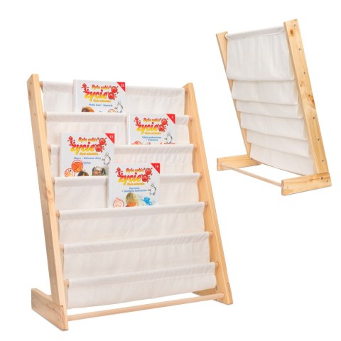 Regał na książki dla dzieci stojak półka 76,5cm Kik Sp. z o. o. Sp. k. Regał na książki dla dzieci stojak półka 76,5cm Kik Sp. z o. o. Sp. k.