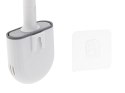 Szczotka silikonowa do WC z pojemnikiem biała Kik Sp. z o. o. Sp. k.
