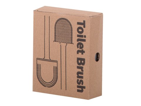 Szczotka silikonowa do WC z pojemnikiem biała Kik Sp. z o. o. Sp. k.