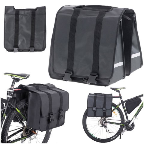 Torba sakwa RALLEX rowerowa podwójna dwukomorowa boczna na rower bagażnik 35L Kik Sp. z o. o. Sp. k.