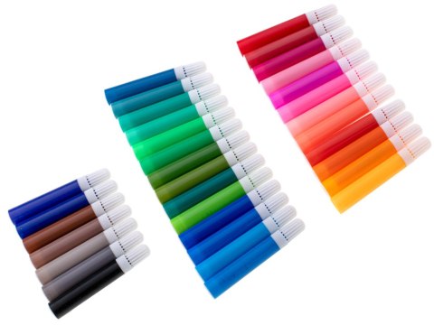 Zestaw plastyczny do malowania w walizce 145el różowy Kik Sp. z o. o. Sp. k.