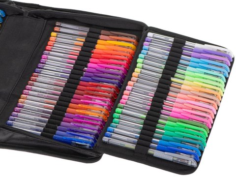 Długopisy żelowe kolorowe w etui 120szt + 120 wkładów Kik Sp. z o. o. Sp. k. Długopisy żelowe kolorowe w etui 120szt + 120 wkładów Kik Sp. z o. o. Sp. k.