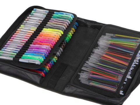 Długopisy żelowe kolorowe w etui 120szt + 120 wkładów Kik Sp. z o. o. Sp. k. Długopisy żelowe kolorowe w etui 120szt + 120 wkładów Kik Sp. z o. o. Sp. k.