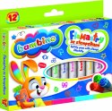 Flamastry mazaki pieczątki stempelki Bambino 12 kolorów St. Majewski Sp. z o. o.