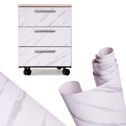 Folia rolka samoprzylepna okleina tapeta biały marmur - jazz 1,22x50m Kik Sp. z o. o. Sp. k.