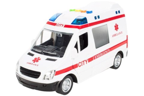 Karetka ambulans z dźwiękiem napędem 1:16 Malis Sp. z o. o. Karetka ambulans z dźwiękiem napędem 1:16 Malis Sp. z o. o.