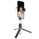 Kijek do selfie lampka LED statyw tripod czarny Kik Sp. z o. o. Sp. k.