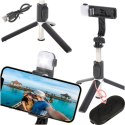Kijek do selfie lampka LED statyw tripod czarny Kik Sp. z o. o. Sp. k.