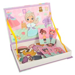 Książeczka magnetyczna układanka puzzle na magnes ubierz lalkę 51el. Kik Sp. z o. o. Sp. k.