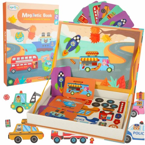 Książeczka magnetyczna układanka puzzle z magnesem środki transportu Kik Sp. z o. o. Sp. k. Książeczka magnetyczna układanka puzzle z magnesem środki transportu Kik Sp. z o. o. Sp. k.