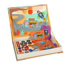 Książeczka magnetyczna układanka puzzle z magnesem środki transportu Kik Sp. z o. o. Sp. k.