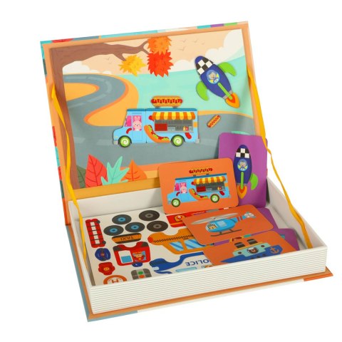 Książeczka magnetyczna układanka puzzle z magnesem środki transportu Kik Sp. z o. o. Sp. k. Książeczka magnetyczna układanka puzzle z magnesem środki transportu Kik Sp. z o. o. Sp. k.