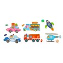 Książeczka magnetyczna układanka puzzle z magnesem środki transportu Kik Sp. z o. o. Sp. k.