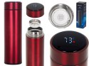 Kubek bidon termiczny termos smart LED 500ml bordowy Kik Sp. z o. o. Sp. k.