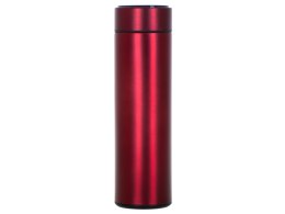 Kubek bidon termiczny termos smart LED 500ml bordowy Kik Sp. z o. o. Sp. k.