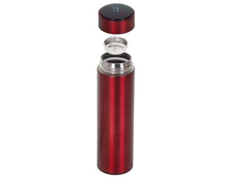 Kubek bidon termiczny termos smart LED 500ml bordowy Kik Sp. z o. o. Sp. k. Kubek bidon termiczny termos smart LED 500ml bordowy Kik Sp. z o. o. Sp. k.