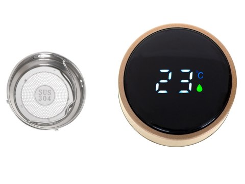 Kubek bidon termiczny termos smart LED 500ml złoty Kik Sp. z o. o. Sp. k. Kubek bidon termiczny termos smart LED 500ml złoty Kik Sp. z o. o. Sp. k.