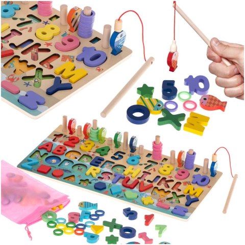 Liczydło drewniane rybki łowienie rybek alfabet cyfry Kik Sp. z o. o. Sp. k.