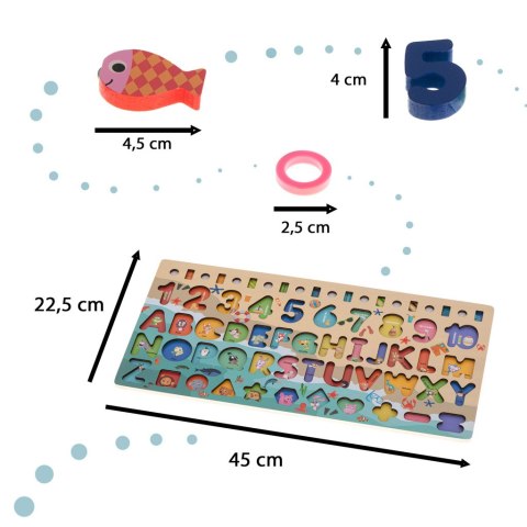 Liczydło drewniane rybki łowienie rybek alfabet cyfry Kik Sp. z o. o. Sp. k.