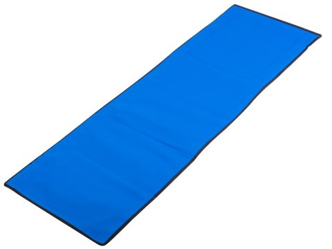 Mata plażowa z oparciem leżak składany granatowy Kik Sp. z o. o. Sp. k.