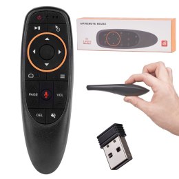Pilot do telewizora laptopa G10 Smart TV Box z mikrofonem X9 USB nowoczesny Kik Sp. z o. o. Sp. k.