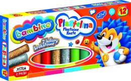 Plastelina Bambino 12 kolorów St. Majewski Sp. z o. o.
