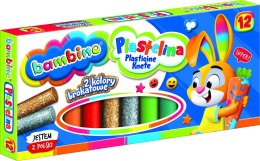 Plastelina Bambino 12 kolorów St. Majewski Sp. z o. o.