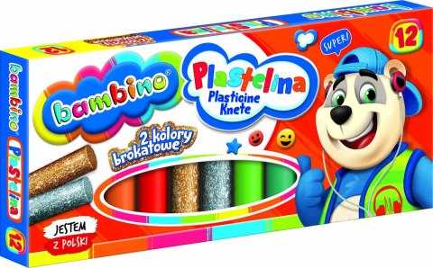 Plastelina Bambino 12 kolorów St. Majewski Sp. z o. o. Plastelina Bambino 12 kolorów St. Majewski Sp. z o. o.