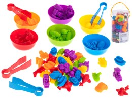 Pojazdy edukacyjne nauka liczenia montessori 36el. Kik Sp. z o. o. Sp. k.