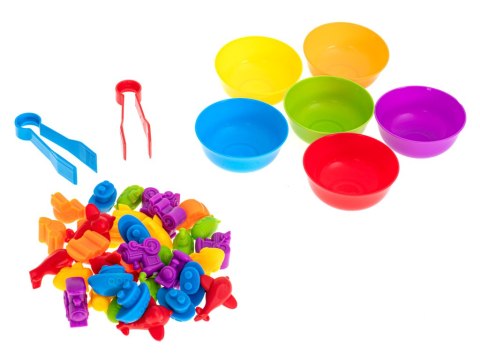 Pojazdy edukacyjne nauka liczenia montessori 36el. Kik Sp. z o. o. Sp. k.