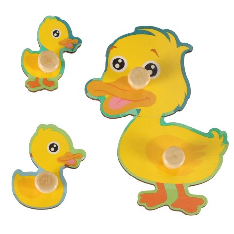 Puzzle drewniane sorter układanka kaczuszka kaczka Kik Sp. z o. o. Sp. k. Puzzle drewniane sorter układanka kaczuszka kaczka Kik Sp. z o. o. Sp. k.