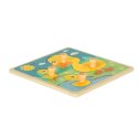 Puzzle drewniane sorter układanka kaczuszka kaczka Kik Sp. z o. o. Sp. k.