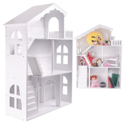 Regał na książki dla dzieci półka domek na zabawki 2w1 LULILO CALLA 116cm XXL Kik Sp. z o. o. Sp. k.