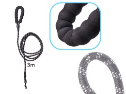 Smycz dla psa treningowa na lince wytrzymała odblaskowa 3m Kik Sp. z o. o. Sp. k.