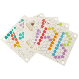 Układanka edukacyjna mozaika z kulek koraliki montessori 77 el. Kik Sp. z o. o. Sp. k.