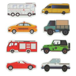 Zabawka do kąpieli wanny wodna dla dzieci naklejki piankowe autka ulica puzzle 23 el. Kik Sp. z o. o. Sp. k.