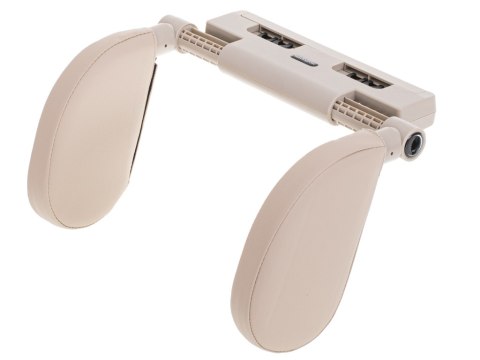 Zagłówek samochodowy poduszka podróżna oparcie na głowę szyje do samochodu regulowane beżowy Kik Sp. z o. o. Sp. k.