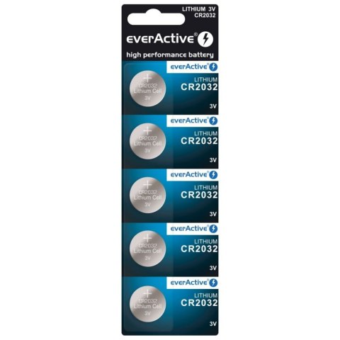 Bateria litowa guzikowa everActive CR2032 blister 5szt Baltrade Sp. z o. o. Bateria litowa guzikowa everActive CR2032 blister 5szt Baltrade Sp. z o. o.