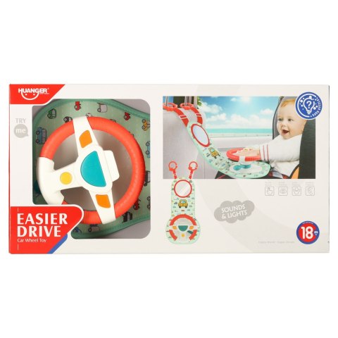 Kierownica dla dzieci do samochodu auta mata interaktywna dźwięki światła LED Kik Sp. z o. o. Sp. k.