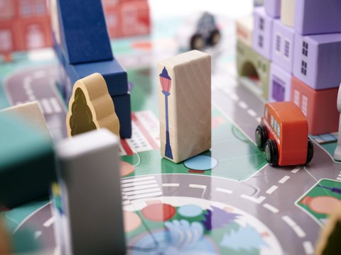 Klocki drewniane edukacyjne miasto puzzle 135el. Kik Sp. z o. o. Sp. k. Klocki drewniane edukacyjne miasto puzzle 135el. Kik Sp. z o. o. Sp. k.