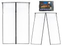 Moskitiera siatka magnetyczna na drzwi 110x220cm CZARNA Kik Sp. z o. o. Sp. k.