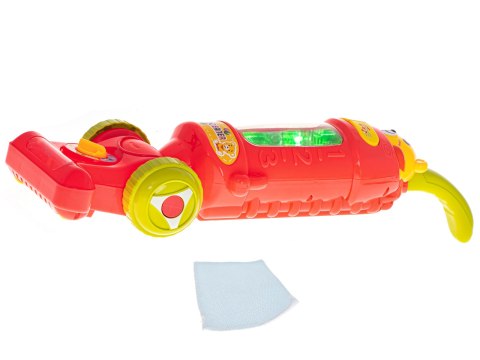 Odkurzacz dla dzieci pionowy interaktywny z dźwiękiem malinowy 46cm Kik Sp. z o. o. Sp. k. Odkurzacz dla dzieci pionowy interaktywny z dźwiękiem malinowy 46cm Kik Sp. z o. o. Sp. k.