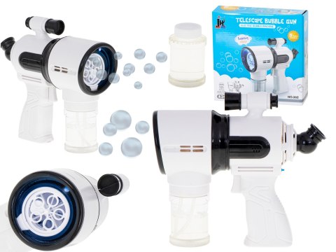 Pistolet do robienia baniek mydlanych biały Kik Sp. z o. o. Sp. k.