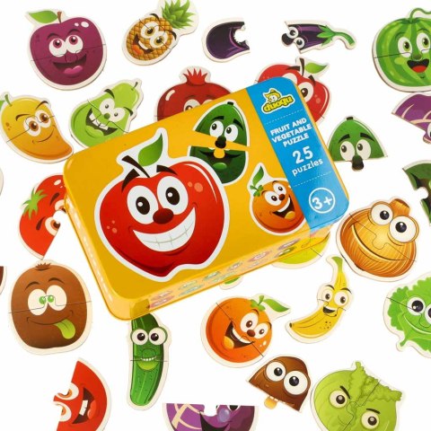 Puzzle w puszce owoce/warzywa 25 puzzli Kik Sp. z o. o. Sp. k. Puzzle w puszce owoce/warzywa 25 puzzli Kik Sp. z o. o. Sp. k.